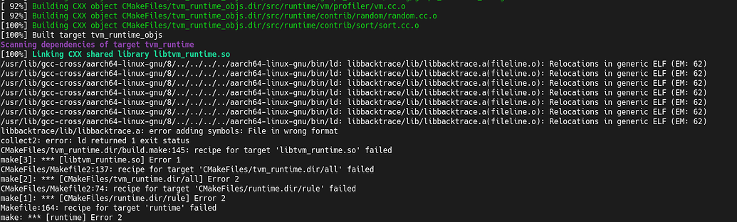 Cross Compile The Runtime Only For Aarch64 - MicroTVM - Apache TVM Discuss