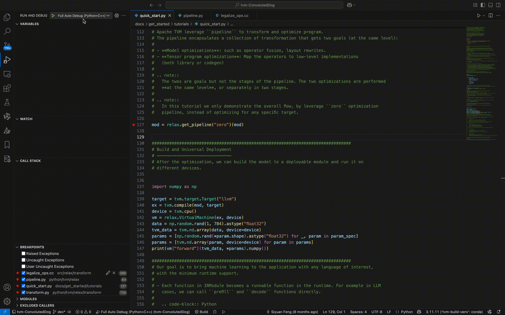 Hybrid Debugging Example